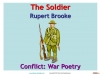 The Soldier Rupert Brooke Teaching Resources (slide 1/38)